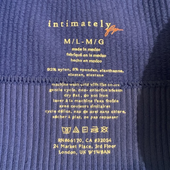 NWOT 🩷💙Free People V Neck Bralette Size M/L - Picture 4 of 8